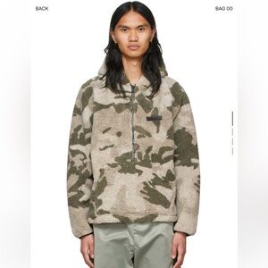 Fear of god essentials men’s khaki hoodie